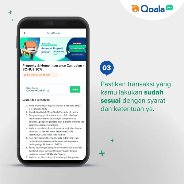 Pastikan Transaksi Sesuai Syarat dan Ketentuan